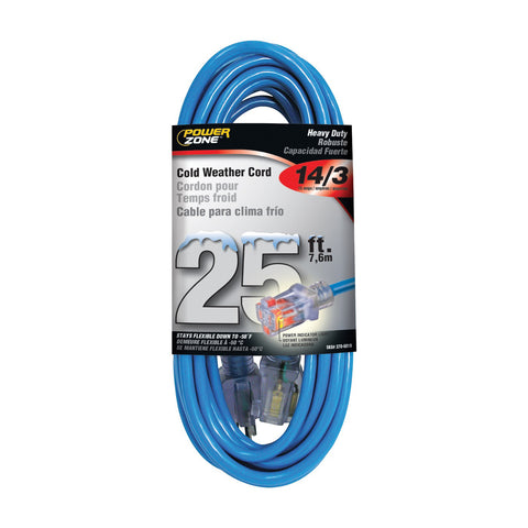 PowerZone Extension Cord, 14 AWG, 25 ft