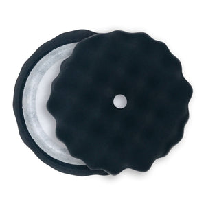 Curved Foam Waffle Polishing Pad - 8"