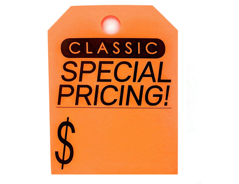 Classic Special Pricing Hang Tags (50)